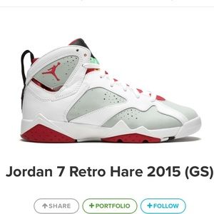 Air Jordan 7 Retro Hare 2015 GS